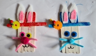 Lapin de pâques... - Feutrine, feutrage - 10doigts.fr