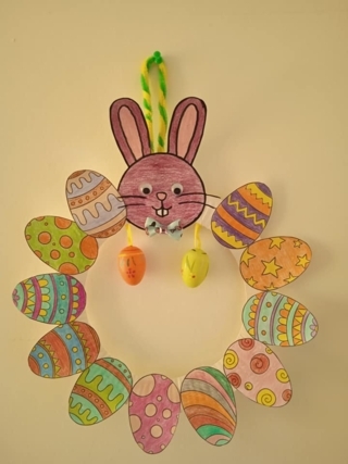 Couronne de pâque - Pâques, Noël - 10doigts.fr