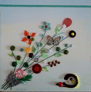 Fraîcheur d' été - Home Déco, Châssis - 10doigts.fr