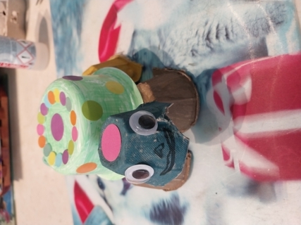 Tortue, grenouille et fleur - 10doigts.fr