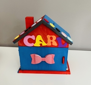 Tirelire maison - Créations d'enfant - 10doigts.fr