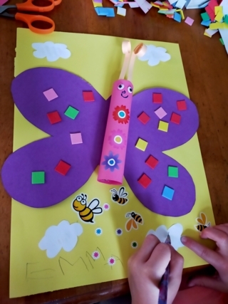 Joli papillon - Créations d'enfant - 10doigts.fr