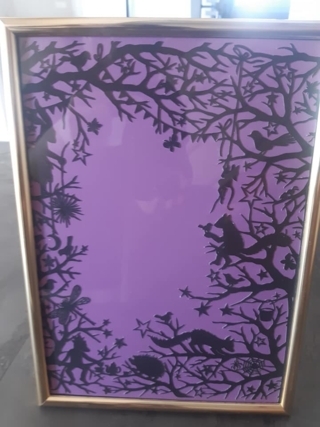 Les animaux de foret enchantée  en papier- Kirigami - Divers - 10doigts.fr