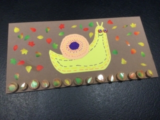 Escargot d’automne - 10doigts.fr