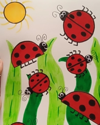 Voici nos petites coccinelles porte bonheur - Divers - 10doigts.fr