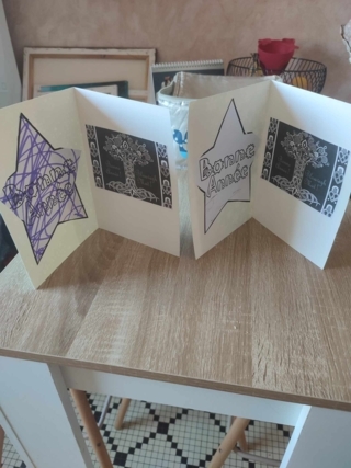 Carte de bonne année - 10doigts.fr