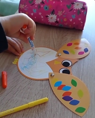 Carte hibou - 10doigts.fr