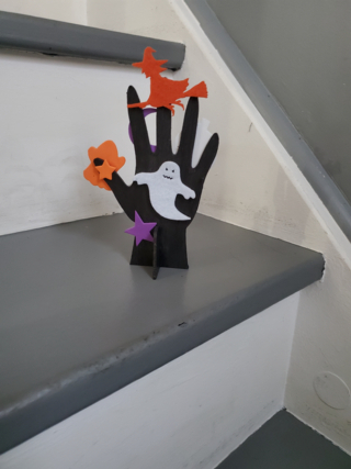 Main d'Halloween - 10doigts.fr