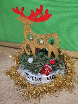 Renne de Noël - 10doigts.fr