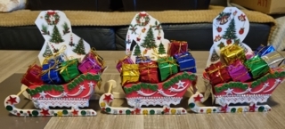 Traineau du Père Noël. - 10doigts.fr