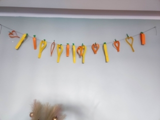 Guirlande de carottes - 10doigts.fr