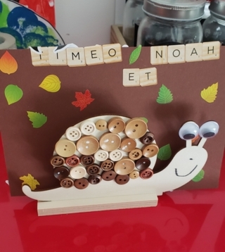 Petit escargot - 10doigts.fr