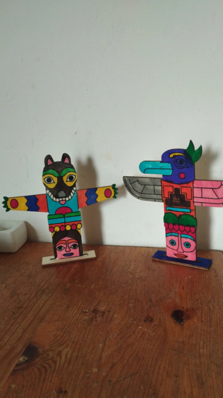 Totem en bois - 10doigts.fr