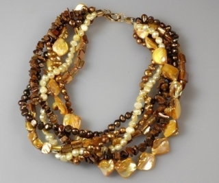 Collier de fête - Perles, bracelets, colliers - 10doigts.fr