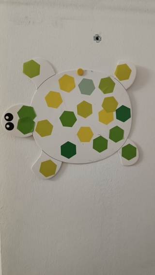 Tortue gomettes - 10doigts.fr