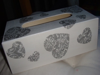 Boite à mouchoirs 2 - Déco du bois - 10doigts.fr