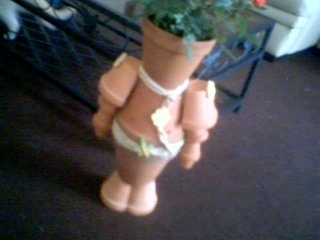 personnage pot de terre cuite - Divers - 10doigts.fr