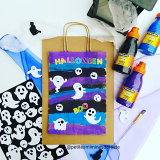 Sac bonbins Halloween - 10doigts.fr