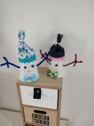 Bonhomme de neige - 10doigts.fr