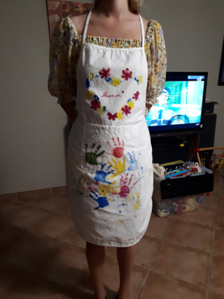 Tablier fête des mères - 10doigts.fr