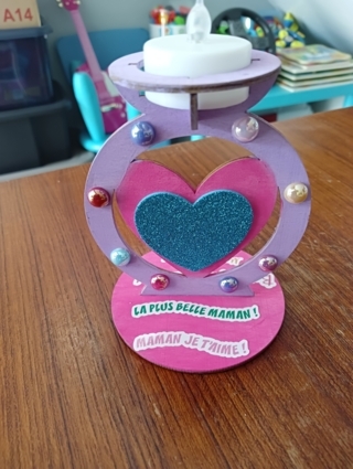 Fêtes des mères bougeoire - 10doigts.fr