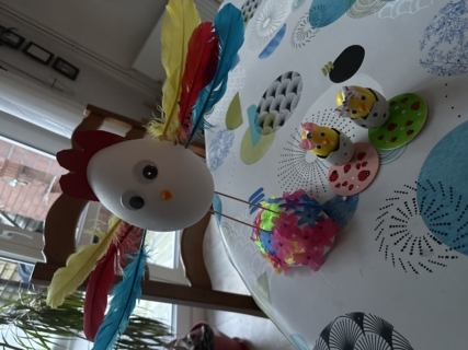 Poule à grandes pattes - 10doigts.fr