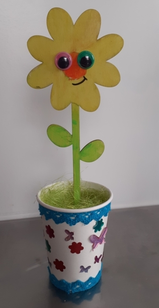 Jolie fleur coté fille et coté garçon - 10doigts.fr