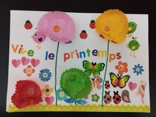 Tableau printemps - 10doigts.fr