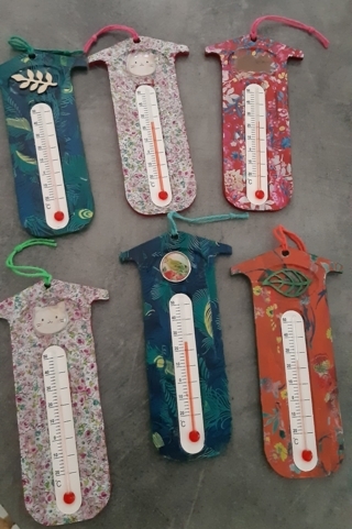 Kit thermomètre/collage/peinture - 10doigts.fr