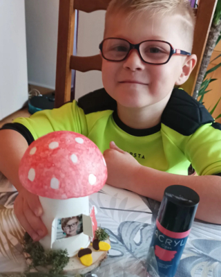 Maison champignons - 10doigts.fr