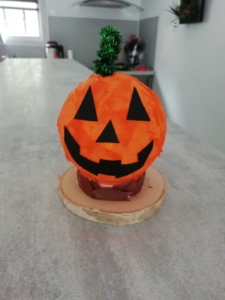 Citrouille d'Halloween - 10doigts.fr