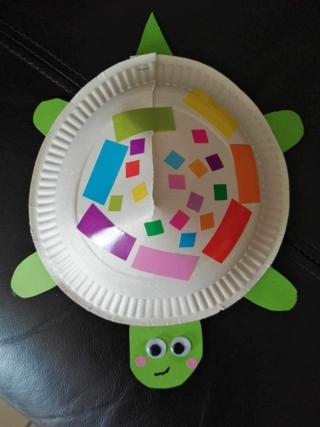 Tortue multicolore - 10doigts.fr