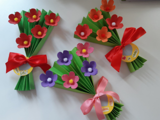 BOUQUET DE FLEURS - 10doigts.fr