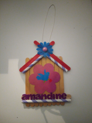 Nichoir en bâtonnets - 10doigts.fr