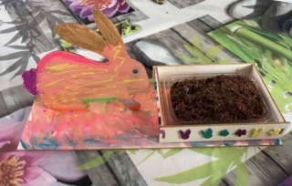 Jardinière lapin + cresson - 10doigts.fr