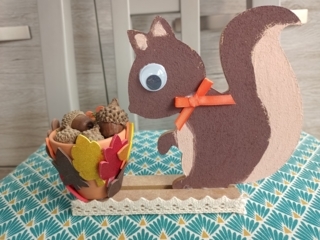 Petit écureuil - 10doigts.fr