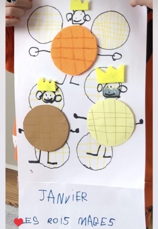 Dessin rois mages - 10doigts.fr