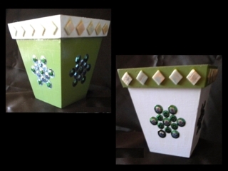 Cache pot - Déco du bois - 10doigts.fr