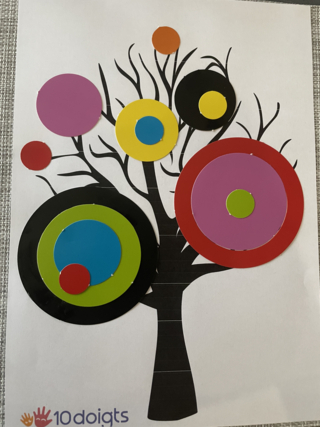 Arbre façon Kandinsky - 10doigts.fr