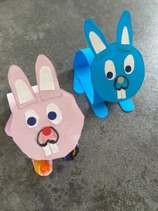 Lapin rose - 10doigts.fr