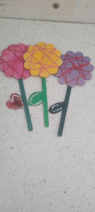 Bouquet de fleurs - 10doigts.fr