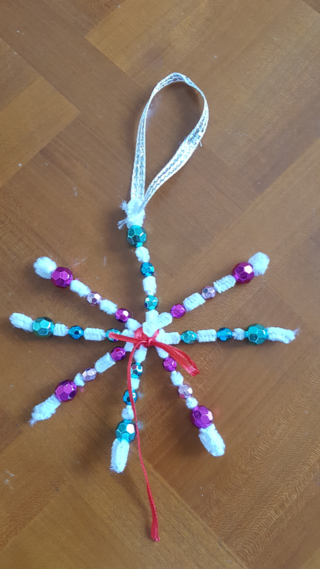 Flocons de Noël - 10doigts.fr