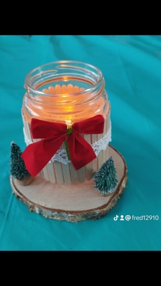 Bougie de Noël - 10doigts.fr