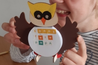 Chouette bloc note - 10doigts.fr