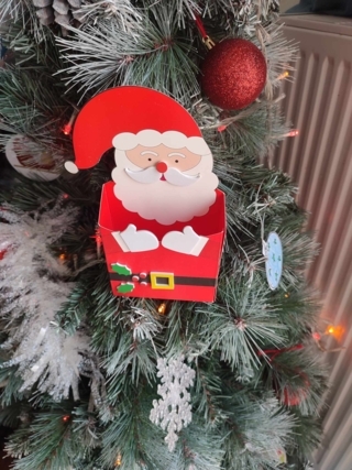 Boîte père Noel - 10doigts.fr