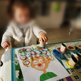 Voici le Clown à imprimer - 10doigts.fr