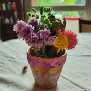 Fleurs séchées avec Personnes âgées - 10doigts.fr