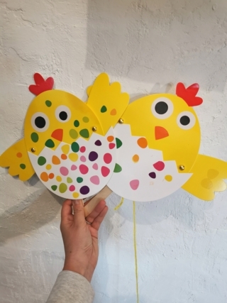 Poussins de pâques - 10doigts.fr