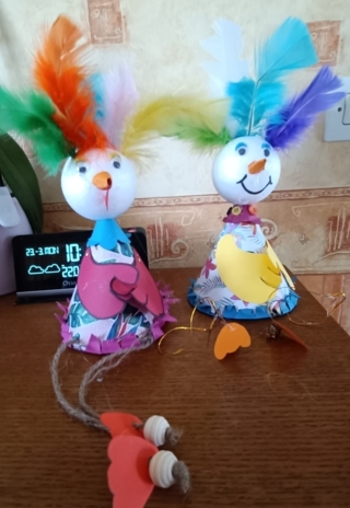 Poules de Pâques - 10doigts.fr