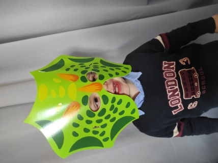 Masque dinosaure - 10doigts.fr